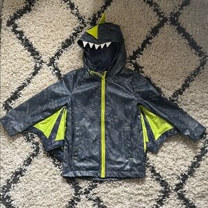 Cat & Jack DINOSAUR Raincoat 5t Rain Coat Jacket